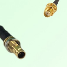 75ohm 1.0/2.3 DIN Female to SMA Bulkhead Female Coax Cable Assembly