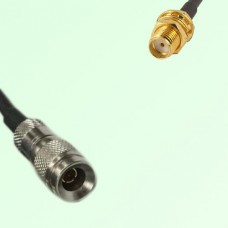 75ohm 1.0/2.3 DIN Male to SMA Bulkhead Female Coax Cable Assembly