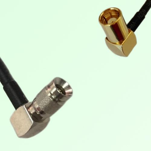 75ohm 1.0/2.3 DIN Male R/A to SMB Female R/A Coax Cable Assembly
