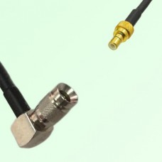 75ohm 1.0/2.3 DIN Male Right Angle to SMB Male Coax Cable Assembly