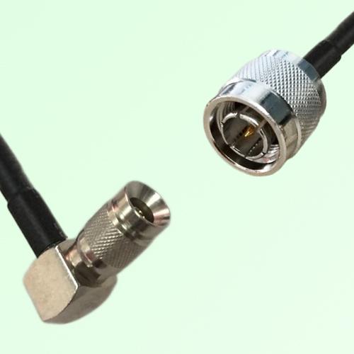 75ohm 1.0/2.3 DIN Male Right Angle to TNC Male Coax Cable Assembly