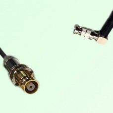 75ohm 1.6/5.6 DIN Female to HD-BNC Male R/A Coax Cable Assembly