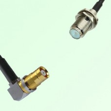 75ohm 1.6/5.6 DIN Female R/A to F Bulkhead Female Coax Cable Assembly