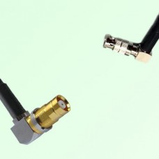 75ohm 1.6/5.6 DIN Female R/A to HD-BNC Male R/A Coax Cable Assembly