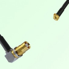 75ohm 1.6/5.6 DIN Female R/A to MMCX Male R/A Coax Cable Assembly