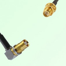 75ohm 1.6/5.6 DIN Female R/A to SMA Bulkhead Female Cable Assembly
