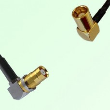 75ohm 1.6/5.6 DIN Female R/A to SMB Female R/A Coax Cable Assembly