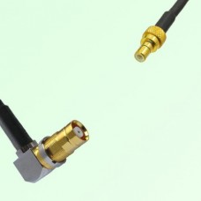 75ohm 1.6/5.6 DIN Female Right Angle to SMB Male Coax Cable Assembly