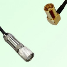 75ohm 1.6/5.6 DIN Male to SMB Female Right Angle Coax Cable Assembly