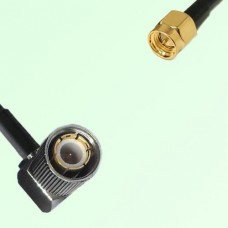 75ohm 1.6/5.6 DIN Male Right Angle to SMA Male Coax Cable Assembly
