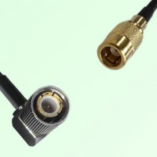 75ohm 1.6/5.6 DIN Male Right Angle to SMB Female Coax Cable Assembly