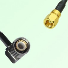 75ohm 1.6/5.6 DIN Male Right Angle to SMC Female Coax Cable Assembly