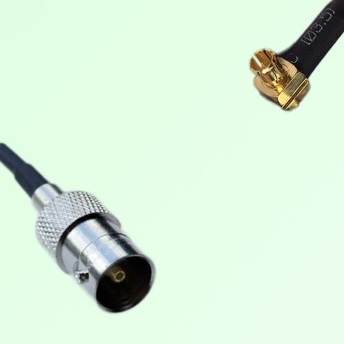75ohm BNC Female to MCX Male Right Angle Coax Cable Assembly