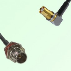 75ohm BNC Bulkhead Female to 1.6/5.6 DIN Female R/A Cable Assembly