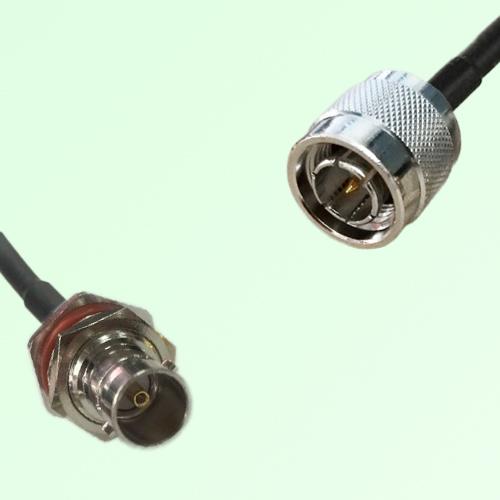 75ohm BNC Bulkhead Female to TNC Male Coax Cable Assembly