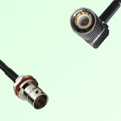 75ohm BNC Front Mount B/H Female to 1.6/5.6 DIN Male R/A Cable