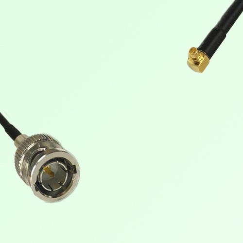 75ohm BNC Male to MMCX Male Right Angle Coax Cable Assembly