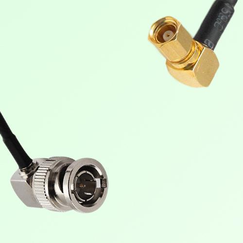 75ohm BNC Male R/A to SMC Female R/A Coax Cable Assembly
