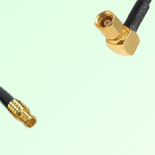 75ohm MCX Male to SMC Female Right Angle Coax Cable Assembly