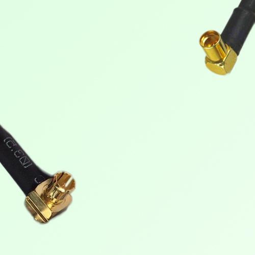 75ohm MCX Male R/A to MMCX Female R/A Coax Cable Assembly