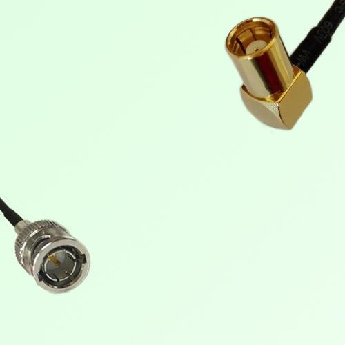 75ohm Mini BNC Male to SMB Female Right Angle Coax Cable Assembly