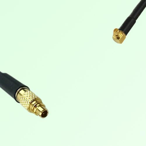75ohm MMCX Male to MMCX Male Right Angle Coax Cable Assembly