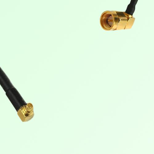 75ohm MMCX Male R/A to SMA Male R/A Coax Cable Assembly