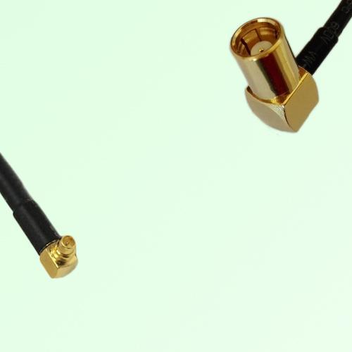 75ohm MMCX Male R/A to SMB Female R/A Coax Cable Assembly