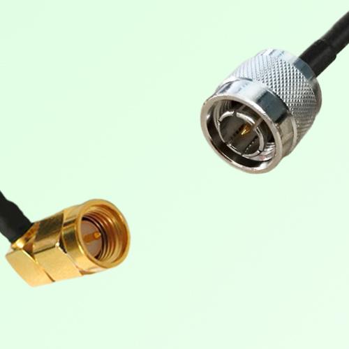 75ohm SMA Male Right Angle to TNC Male Coax Cable Assembly