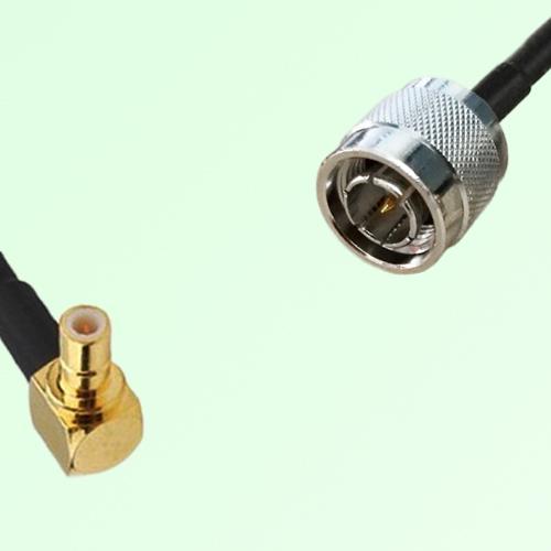 75ohm SMB Male Right Angle to TNC Male Coax Cable Assembly