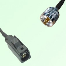 FAKRA SMB A 9005 black Female Jack to UHF Male Plug Cable