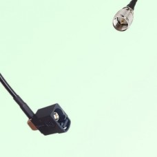 FAKRA SMB A 9005 black Female Jack RA to Mini UHF Male Plug Cable