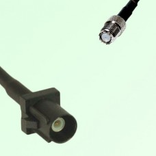 FAKRA SMB A 9005 black Male Plug to Mini UHF Female Jack Cable