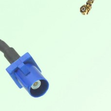 FAKRA SMB C 5005 blue Male Plug to IPEX Cable