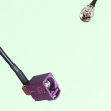 FAKRA SMB D 4004 bordeaux Female Jack RA to Mini UHF Male Plug Cable