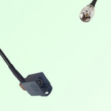 FAKRA SMB G 7031 grey Female Jack RA to Mini UHF Male Plug Cable