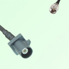 FAKRA SMB G 7031 grey Male Plug to Mini UHF Male Plug Cable