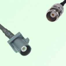 FAKRA SMB G 7031 grey Male Plug to TNC Female Jack Cable