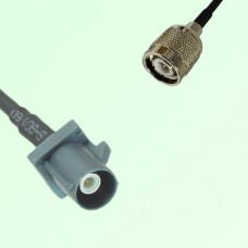 FAKRA SMB G 7031 grey Male Plug to TNC Male Plug Cable