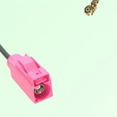 FAKRA SMB H 4003 violet Female Jack to IPEX Cable