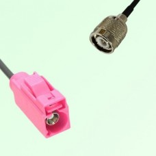 FAKRA SMB H 4003 violet Female Jack to TNC Male Plug Cable
