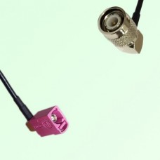 FAKRA SMB H 4003 violet Female Jack RA to TNC Male Plug RA Cable