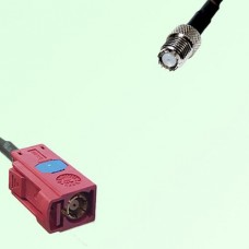 FAKRA SMB L 3002 carmin red Female Jack to Mini UHF Female Jack Cable