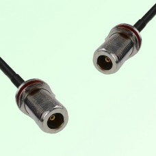 N Bulkhead Female M16 1.0mm to N Bulkhead Female M16 1.0mm RF Cable