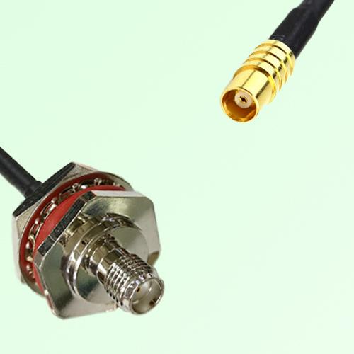 SMA Bulkhead Female M16 1.0mm thread to MCX Female RF Cable Assembly