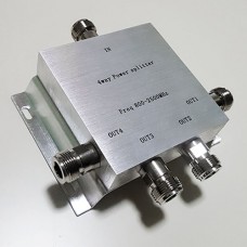 4 Way N Female Jack RF Power Splitter/Divider 800-2500MHz