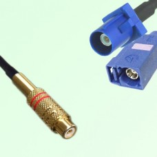 RCA Female to FAKRA SMB C Type Male and Female Y Type Cable Assembly