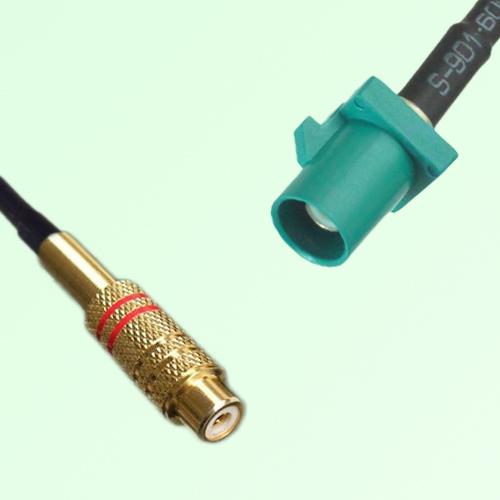 RCA Female to FAKRA SMB Z Male RF Cable Assembly