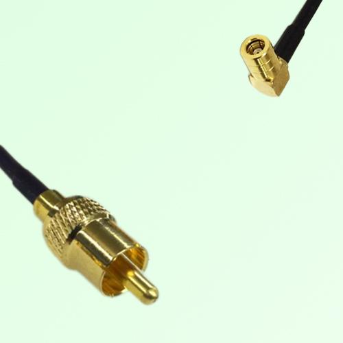 RCA Male to SMB Female Right Angle RF Cable Assembly