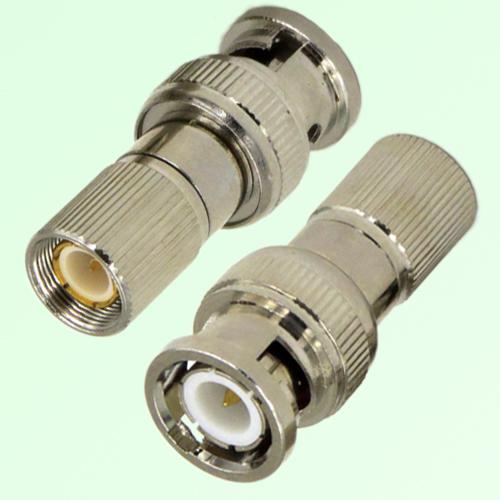 RF Adapter 1.6/5.6 DIN Male Plug to BNC Male Plug